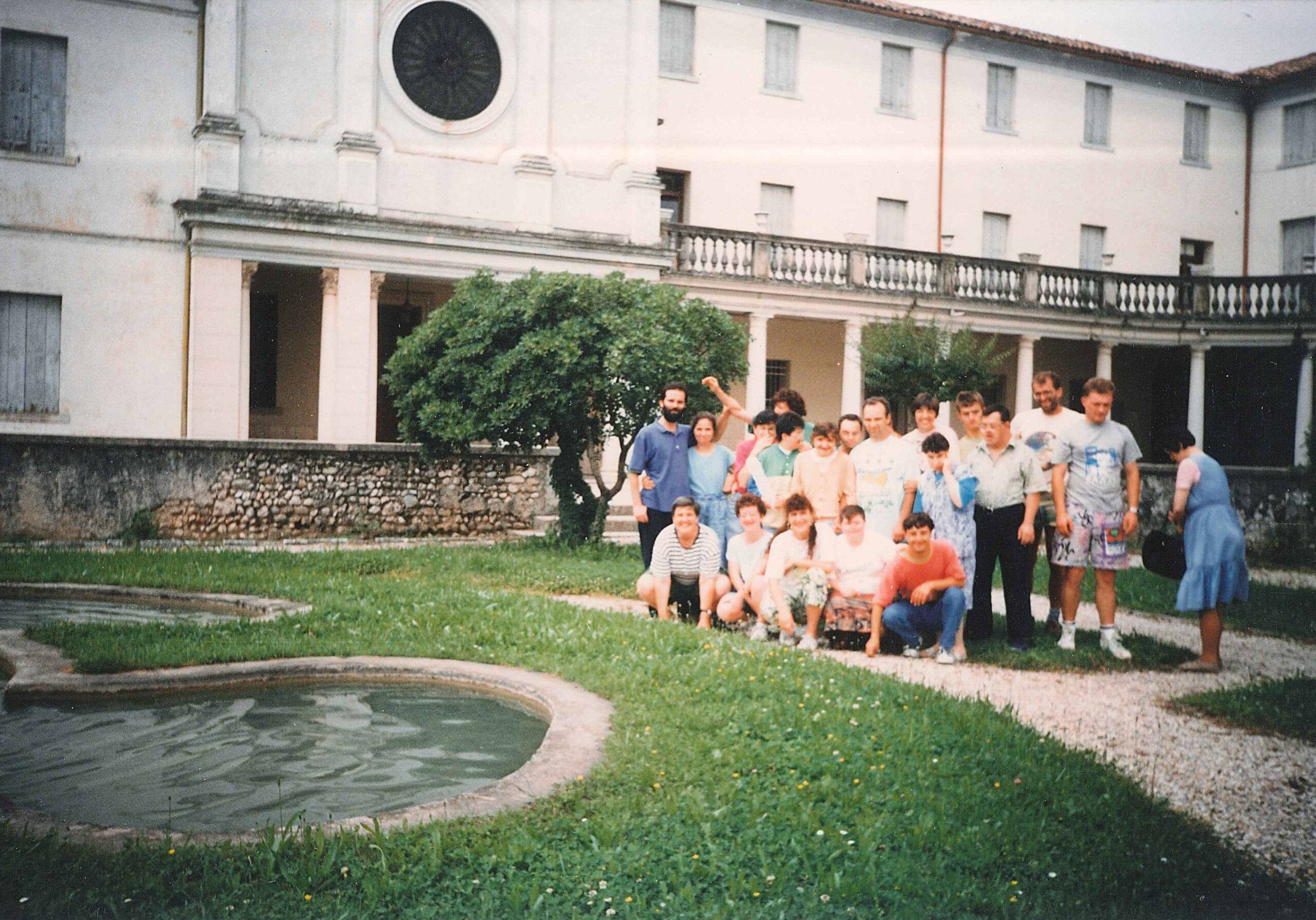 Il Centro diurno di Montebelluna nella prima sede di Villa Pisani, 1982